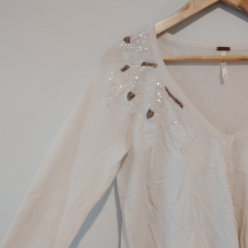 Free People Sequin Cardigan - Picture 4 of 6